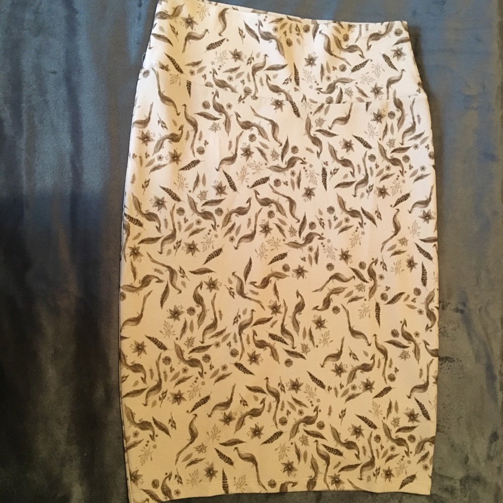 Birds & Feathers LuLaRoe XS Cassie